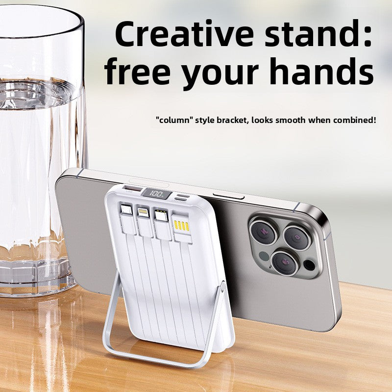 20000mAh Magnetic Power Bank - Fast Charging Portable Charger with Digital Display