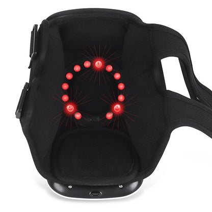 Knee Massager with Red Light Therapy - Rechargeable Heat & Massage for Pain Relief