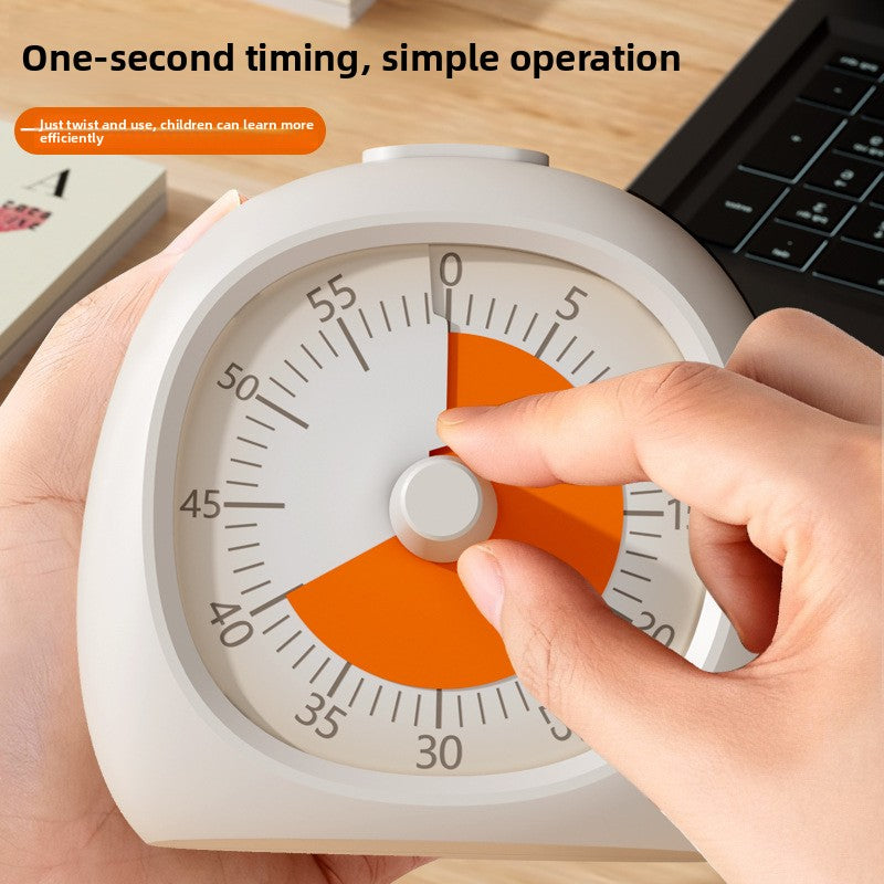 Visual Analog Timer - 60 Minute Countdown Timer for Kids, Kitchen & Study