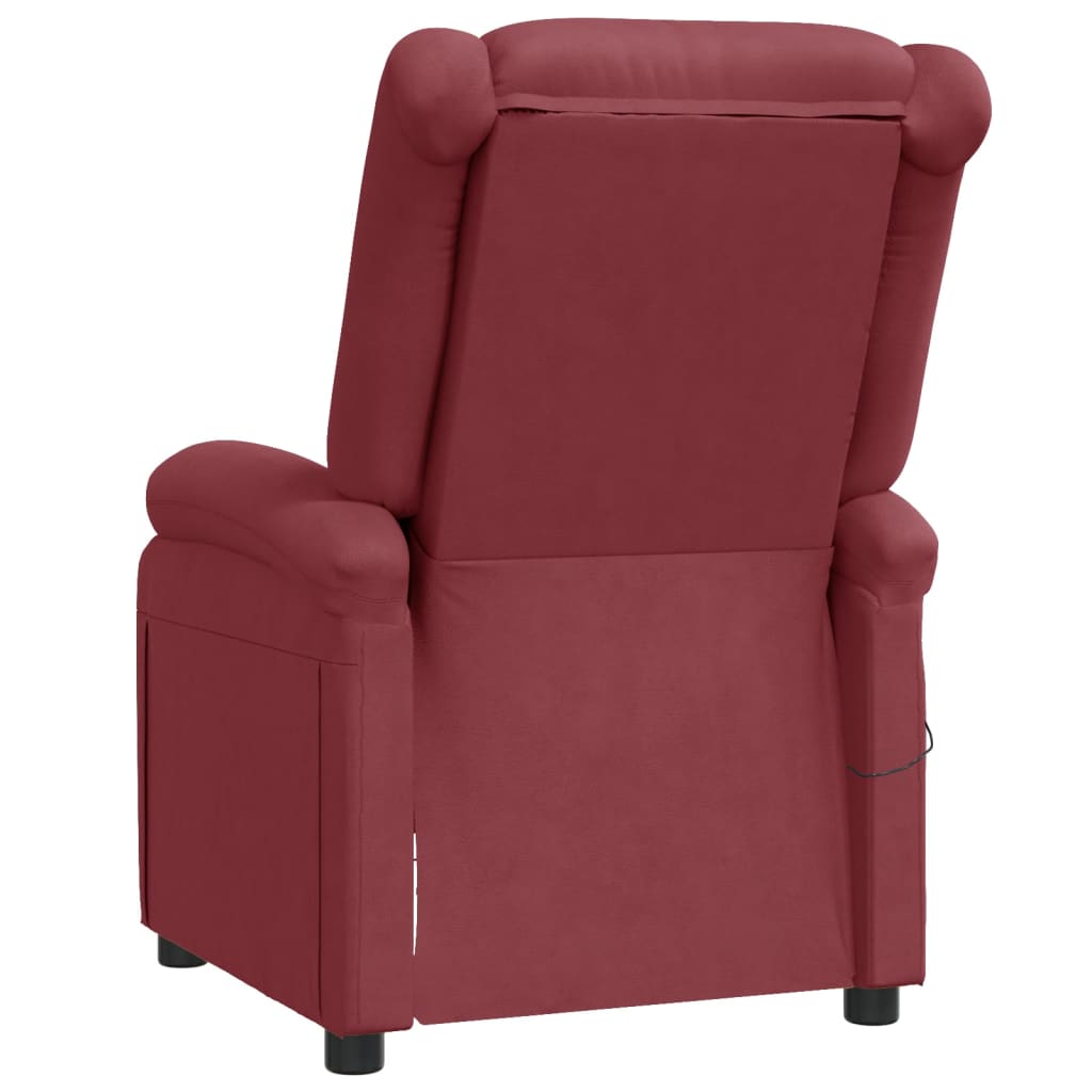 Massage Recliner Chair - Adjustable Electric Massaging Armchair with 6 Vibration Points