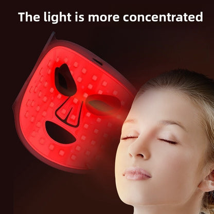 LED Light Therapy Face Mask - 7-Color Red Light Anti-Aging & Acne Treatment