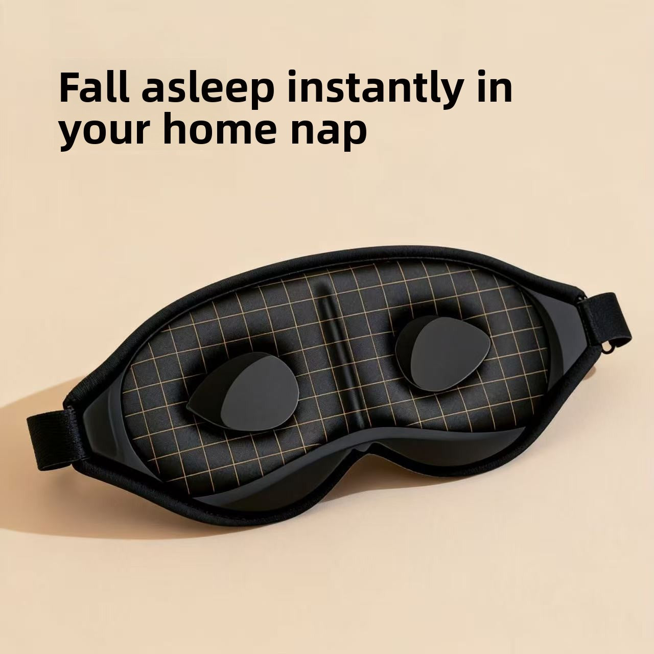 3D Sleep Mask - Contoured Eye Mask for Complete Darkness & Comfort