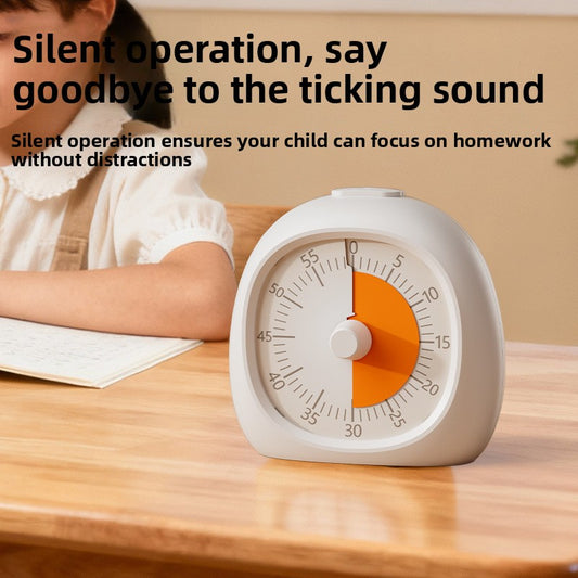 Visual Analog Timer - 60 Minute Countdown Timer for Kids, Kitchen & Study