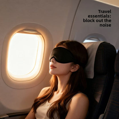 3D Sleep Mask - Contoured Eye Mask for Complete Darkness & Comfort