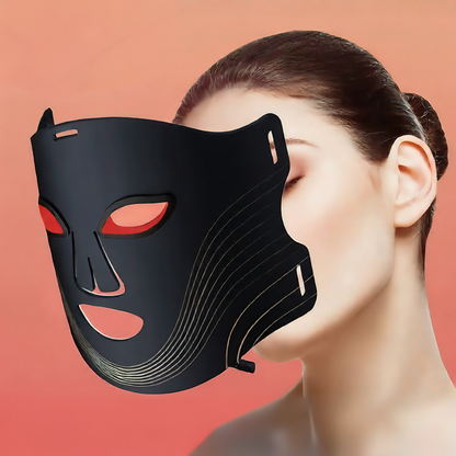 LED Light Therapy Face Mask - 7-Color Red Light Anti-Aging & Acne Treatment