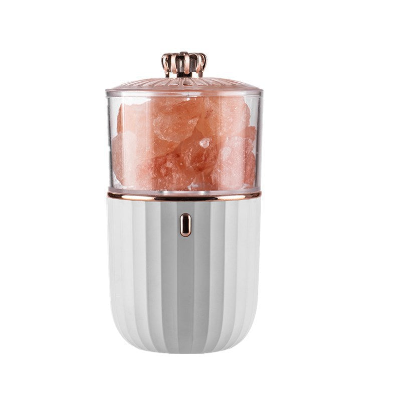Himalayan Salt Lamp USB Night Light - Natural Air Purifier & Sleep Aid