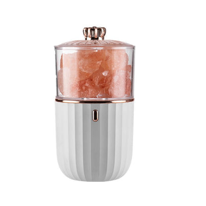 Himalayan Salt Lamp USB Night Light - Natural Air Purifier & Sleep Aid