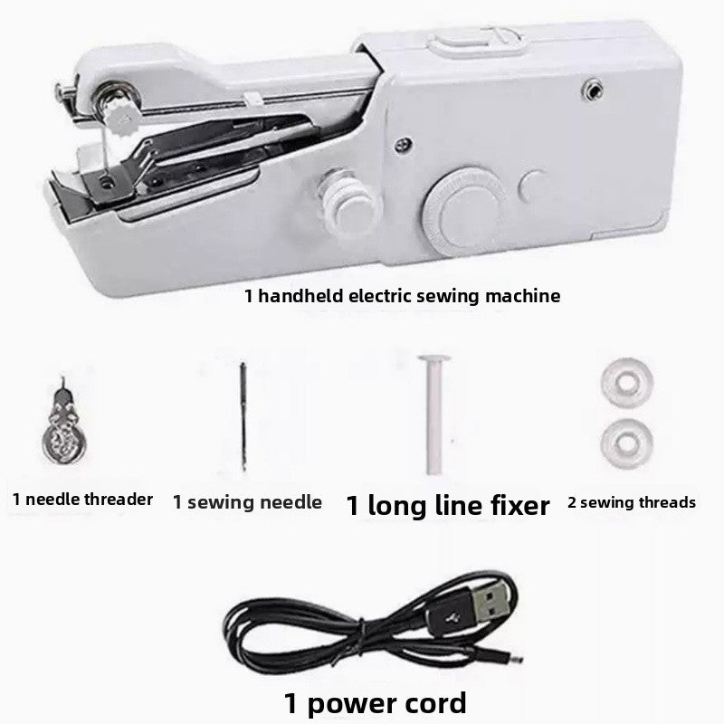 Portable Handheld Sewing Machine - Mini Electric Stitcher for Quick Repairs & DIY