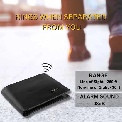 Smart Wallet with GPS Tracker & RFID Blocking - Never Lose Your Wallet Again